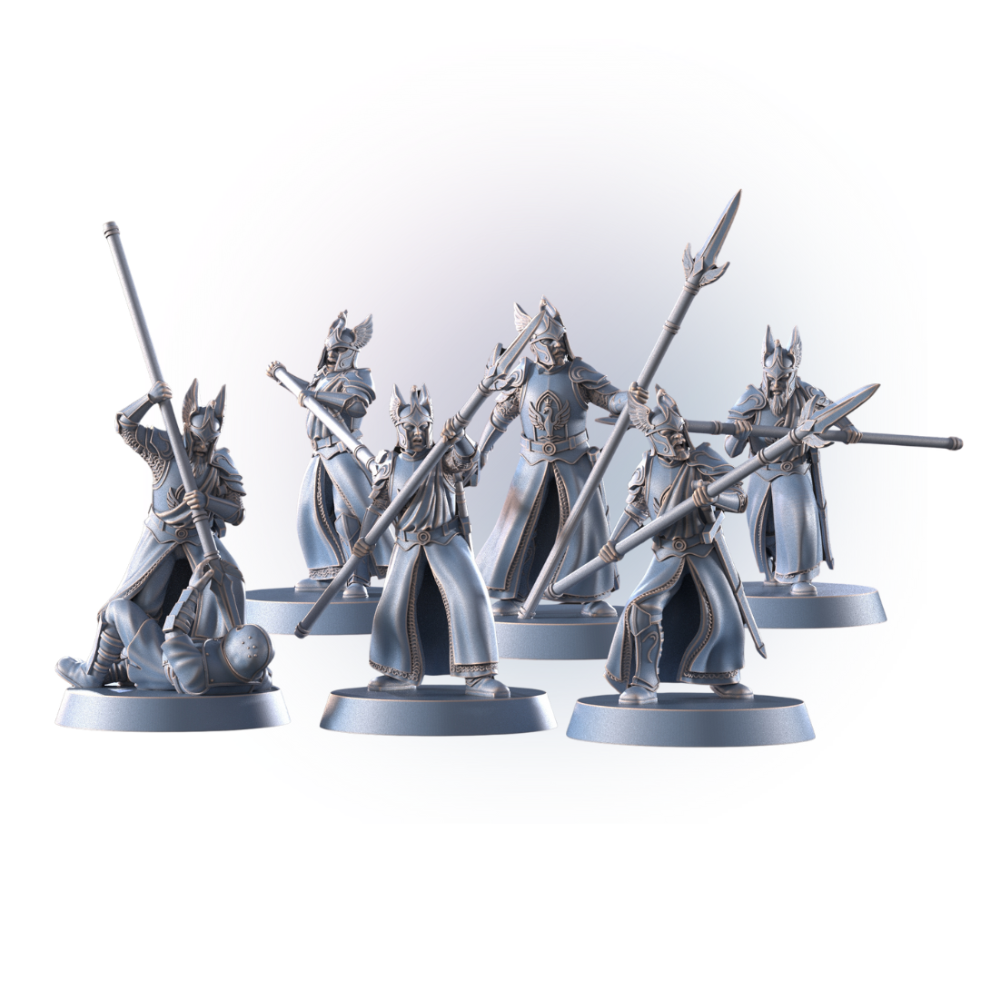 White Swan 6x Swan Pikemen