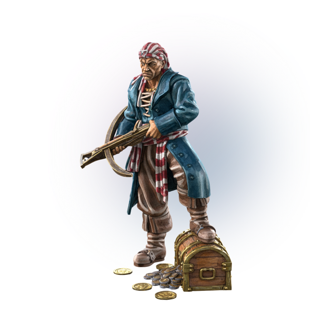 Bucaneers of the Black Bay_ 1x Black Bay Bucaneer Captain-nov