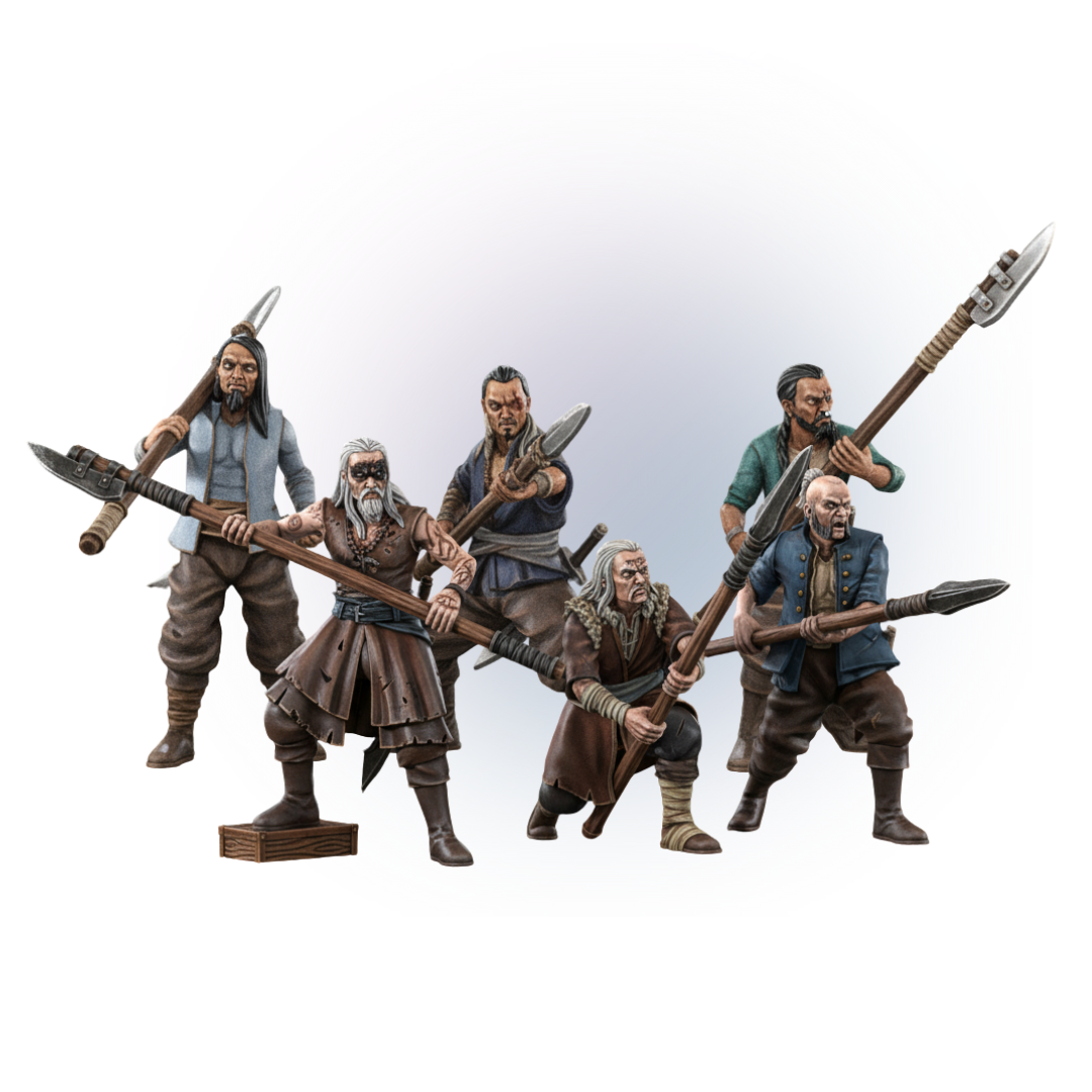 Bucaneers of the Black Bay_ 6x Black Bay Bucaneers with Spears-nov