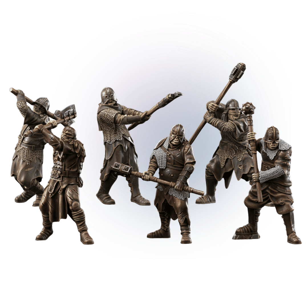 6x Morlok Orcs two handed weapon