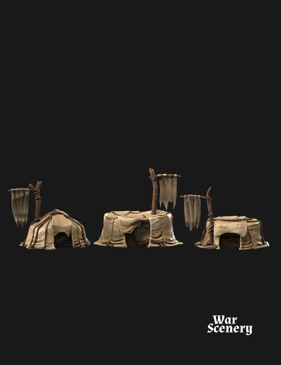 3x Orc Huts