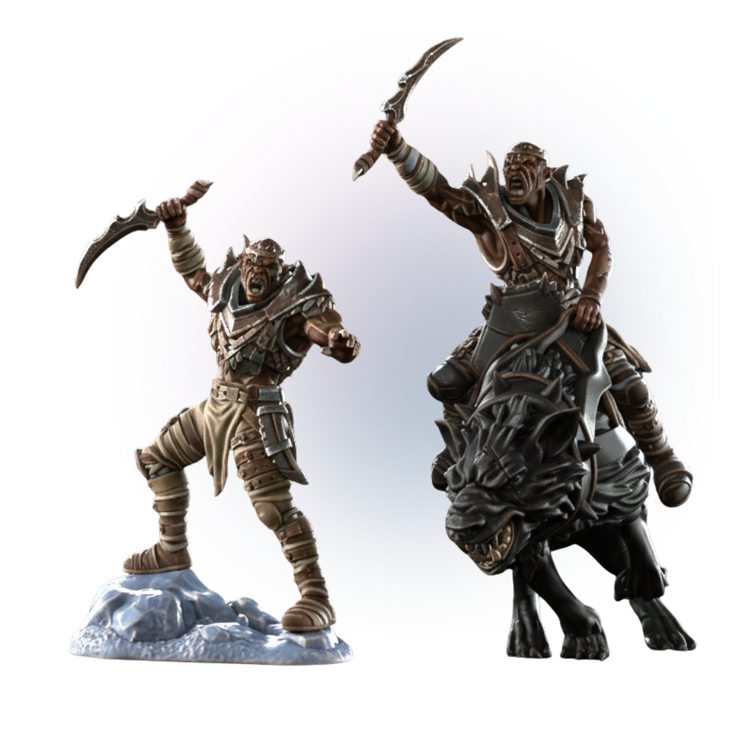 [Blood-Handed Orcs] Ghraskü foot & mtd