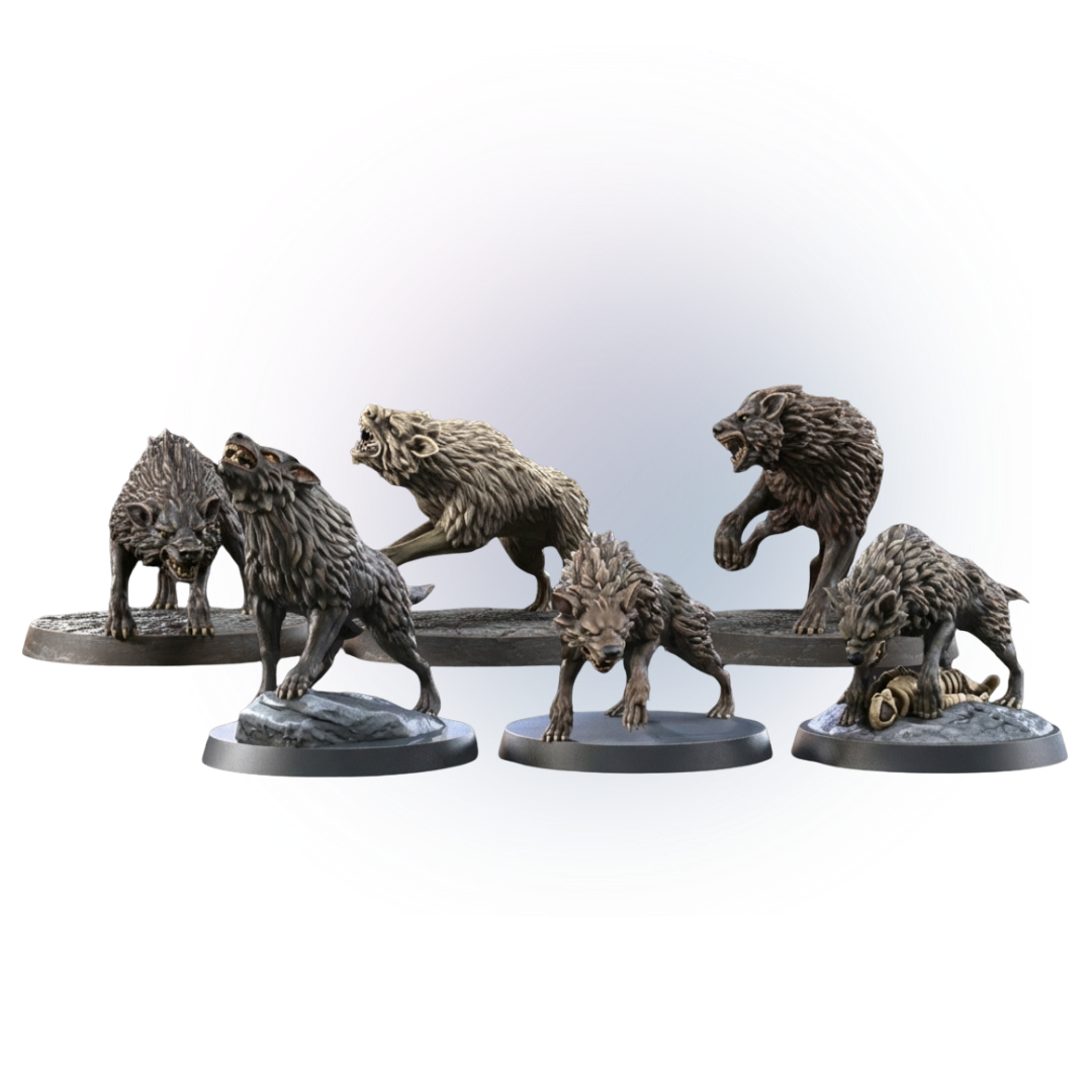 [Dark City of Morlok] 6x Savage Wargs