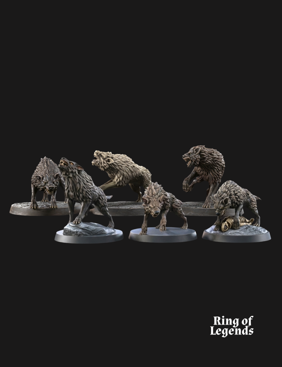6x Savage Wargs
