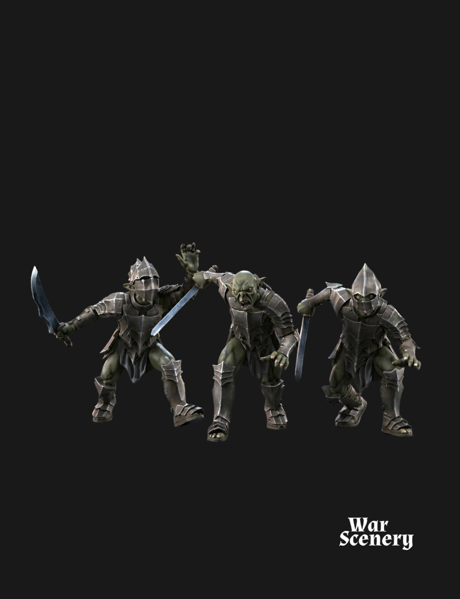 3x Goblins with sword – Non-escenic base