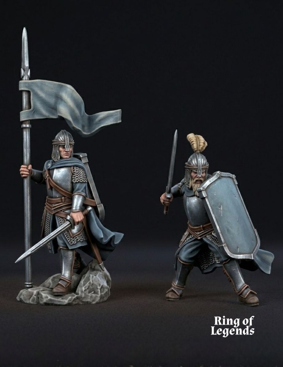 Command Group (Captain and banner)