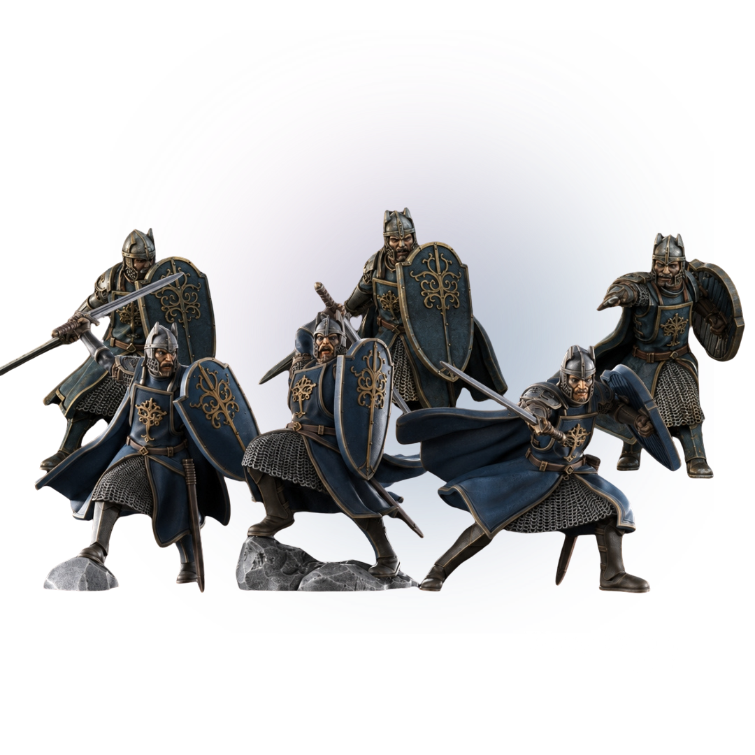 6x High Humans Shield and Sword
