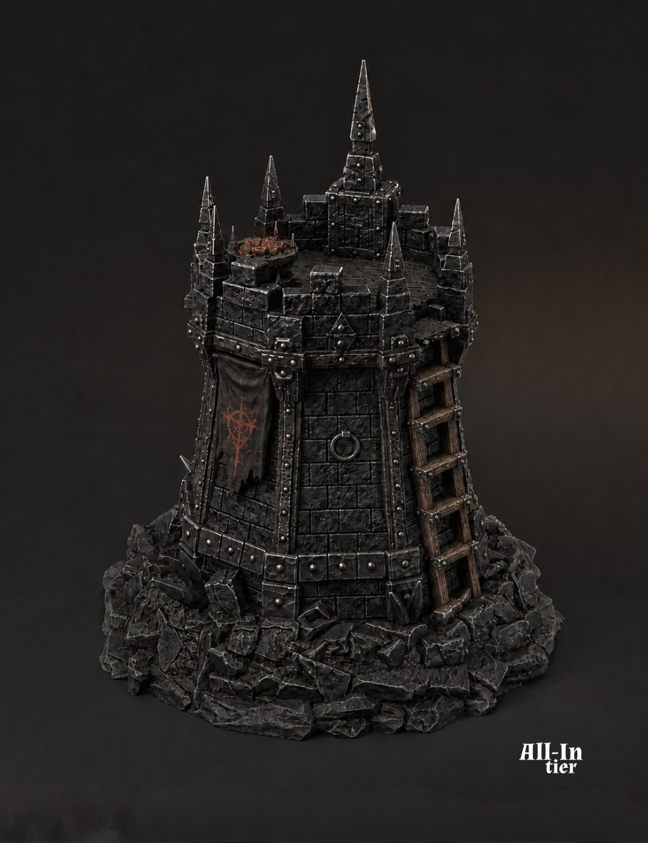 Basalt watchtower