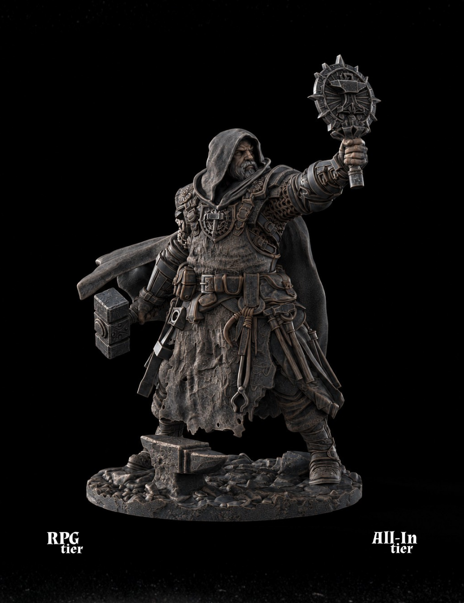 Brother Ardan, Cleric of the Cold Anvil