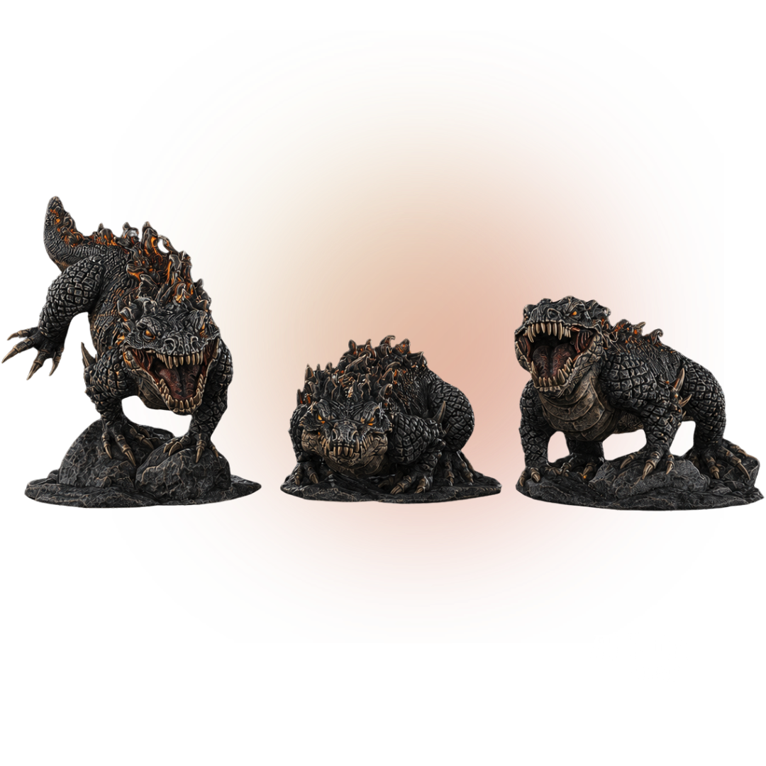 Enemies_ Ashen Dragons (3 minis – hunters)