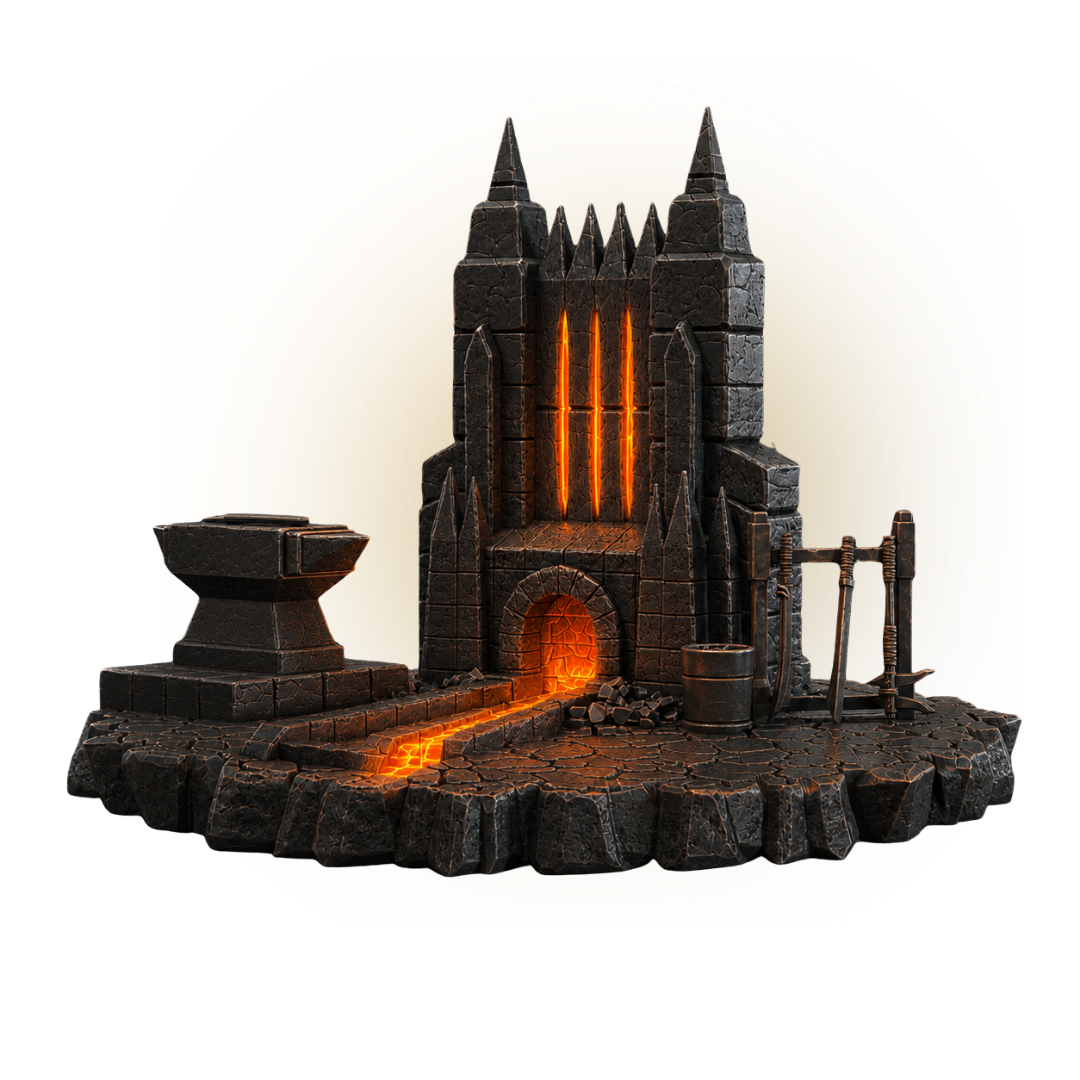 Scenery_ Volcanic War Forge