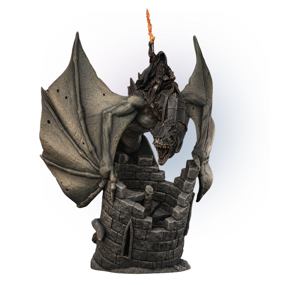 Wraith King on dragon
