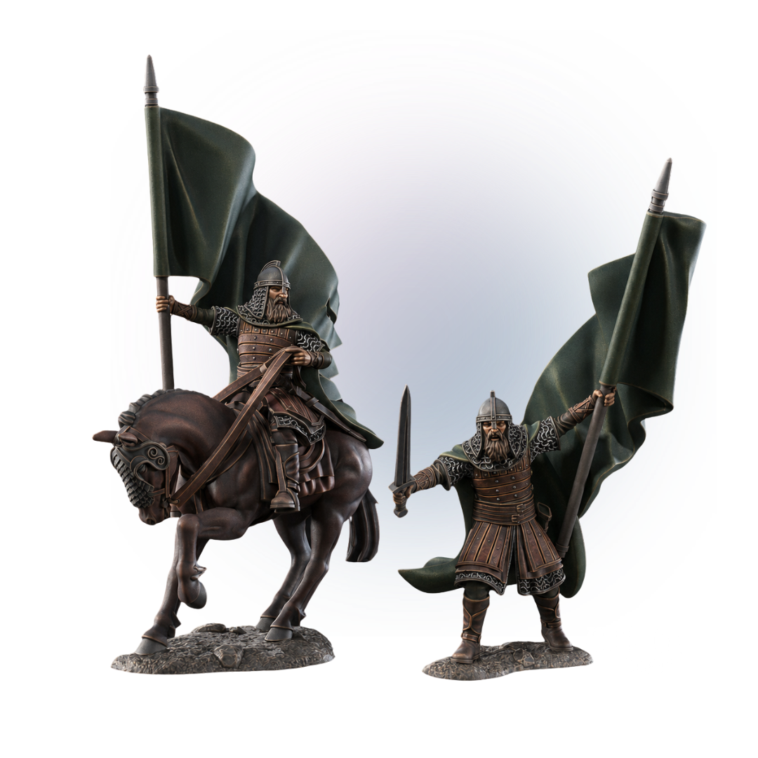 1x West Human Banner Mtd & Foot