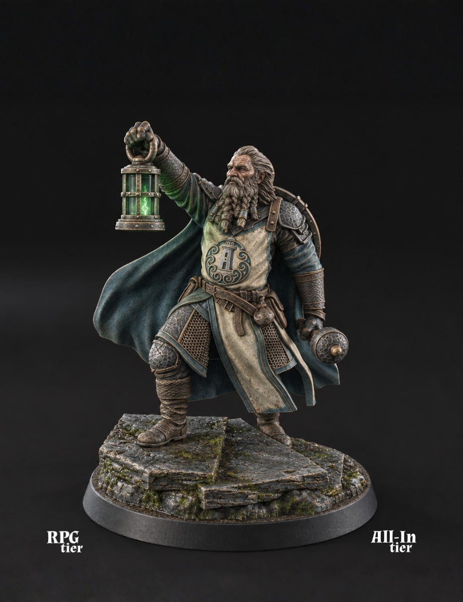 Aleric Mistbreaker, Cleric of the Last Light