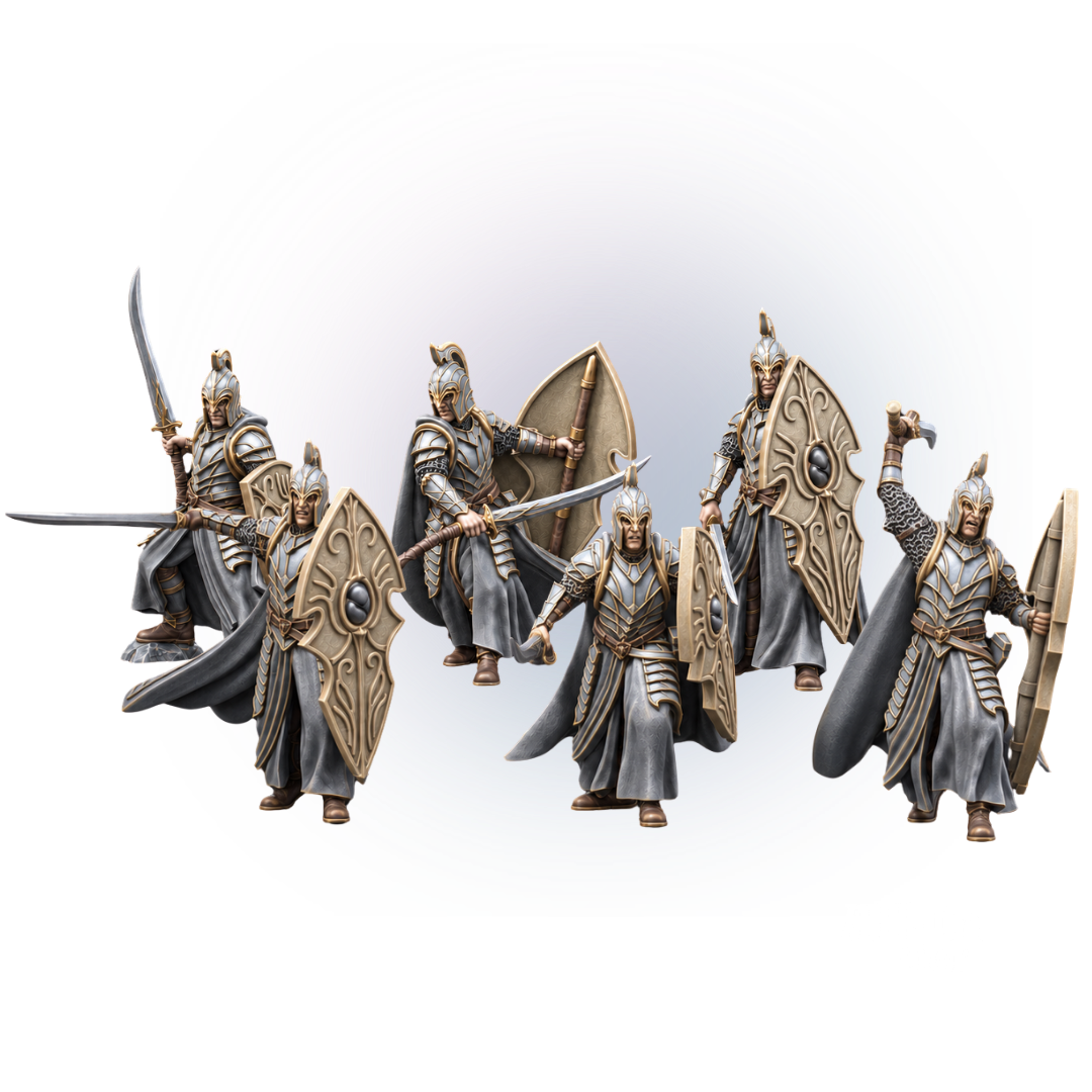 6x Bloody Elves Shield & Sword